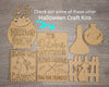 Potion Bottles Halloween Decor Craft Kit DIY Paint kit #2917 - Multiple Sizes Available - Unfinished Wood Cutout Shapes